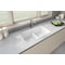 Ruvati 33"x19" Granite Composite Undermnt Dbl Bowl Kitchen Sink, Wht RVG2385WH - alternate 10